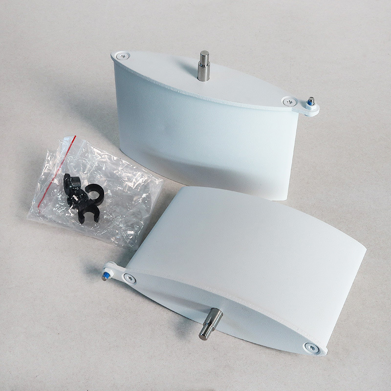 Set de montage Lames rotative RAL9016 Blanc signalisation