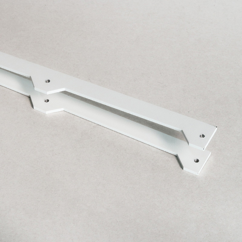 Lames rotative Barre de couplage RAL9016 Blanc signalisation (2x)