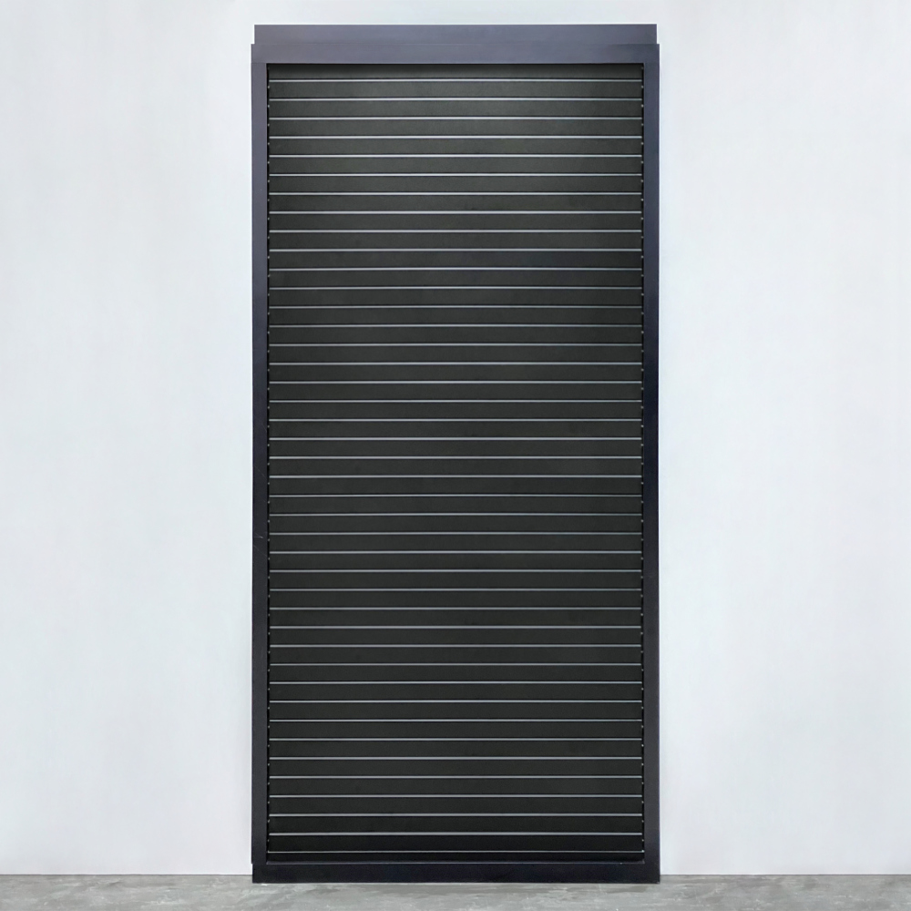 Fiano Louvre hauteur d'encastrement jusqu'à 2049mm Gris graphite (RAL7024)/Noir foncé (RAL9005)