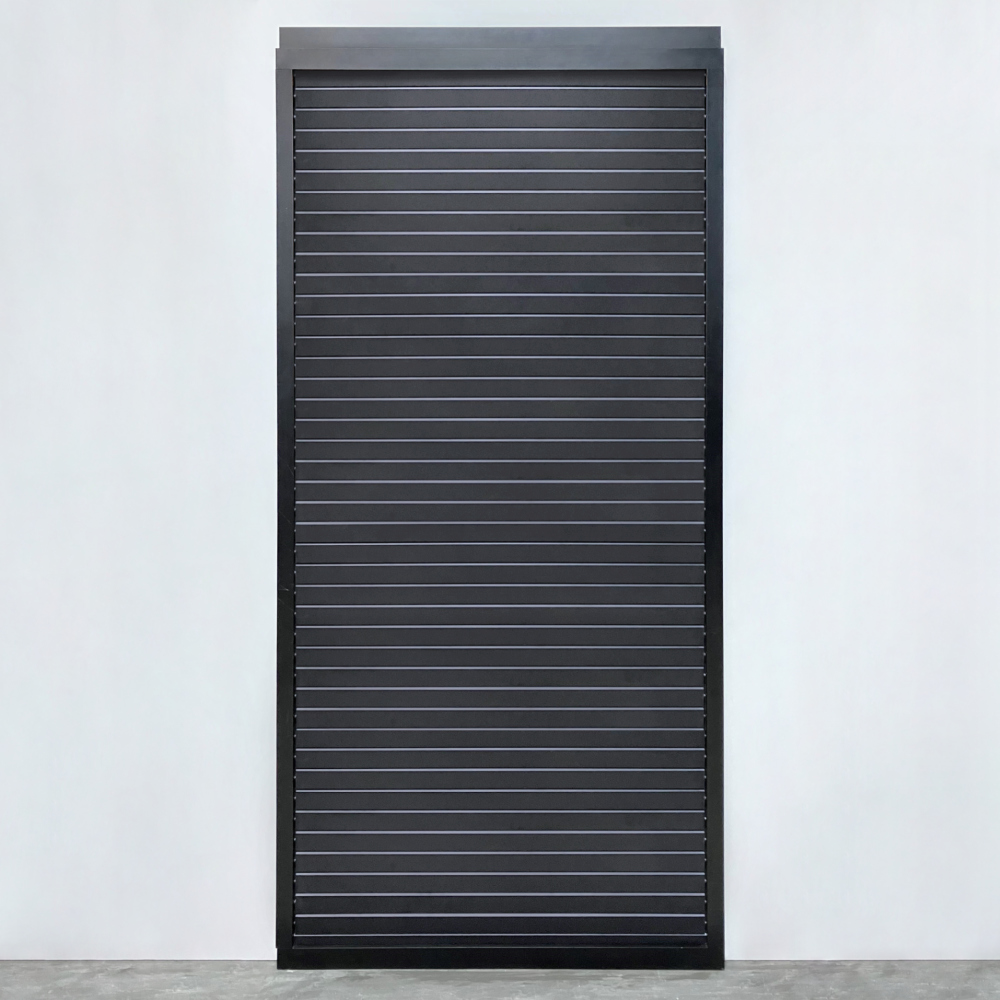 Fiano Louvre hauteur d'encastrement jusqu'à 2049mm Noir foncé (RAL9005)/Gris graphite (RAL7024)