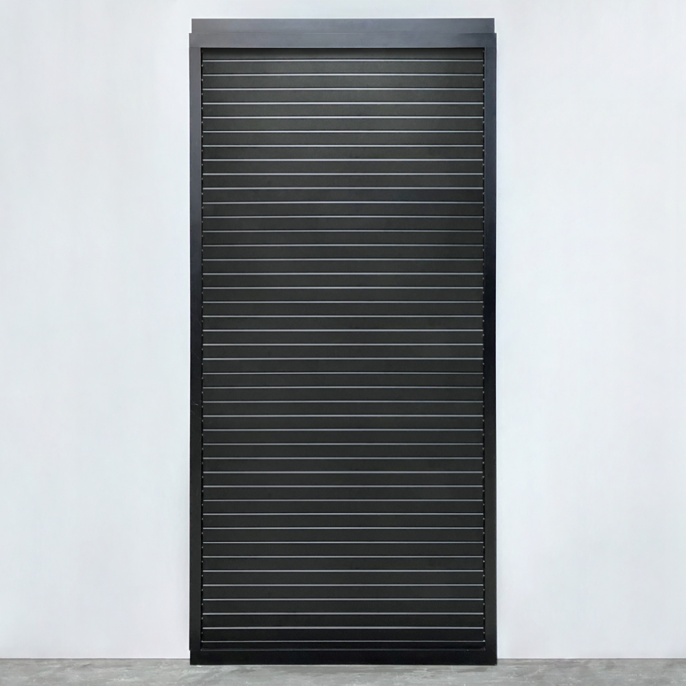 Fiano Louvre hauteur d'encastrement jusqu'à 2049mm Noir foncé (RAL9005)