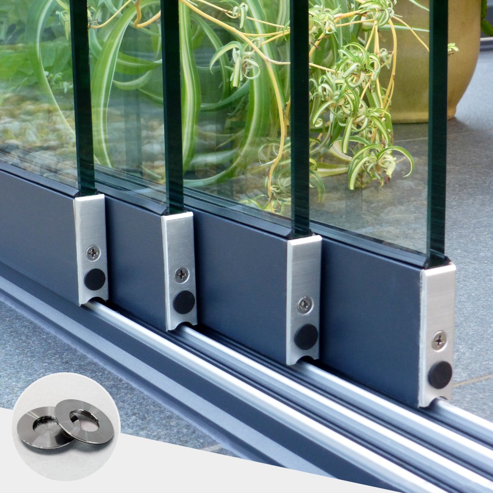 Fiano set Pro RAL9005 Noir foncé 3 rail max 2870mm (3x 980x2000)